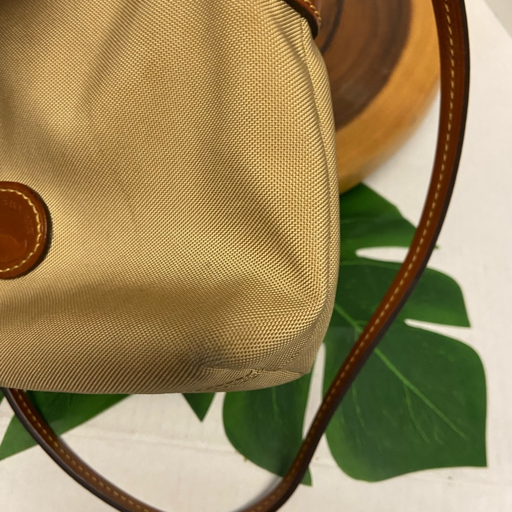 Dooney & Bourke Tan Canvas Crossbody Bag - image 4